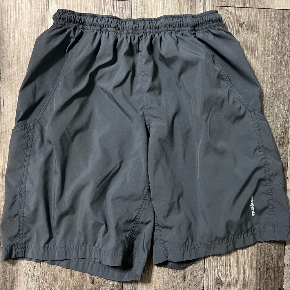 Patagonia‎ Gray Athletic Shorts Lightweight Elastic Waist